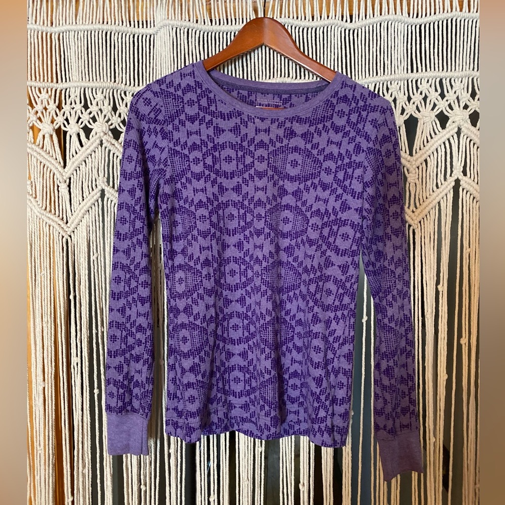 Columbia Omni Wick Advanced Evaporation Women Long Sleeve Purple XSmall Shirt